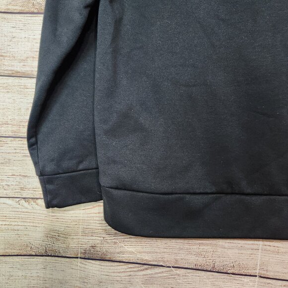 Men's Nike Black Dri-fit Swoosh Hoodie Size Medium Pockets Hood Logo - Picture 13 of 15